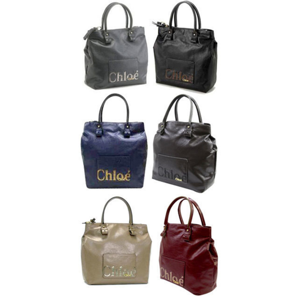 Chloe Eclipse Tote Bag Leather Ruby Red - image 1